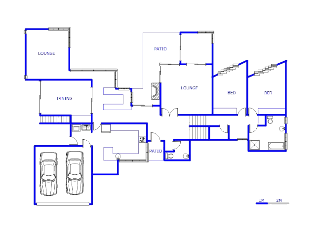 Floor plan of the property in Bryanston