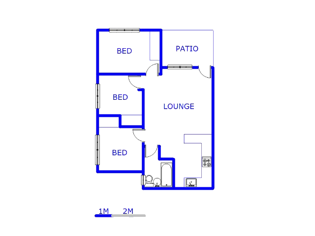 Ground Floor - 70m2 of property for sale in Ridgeway