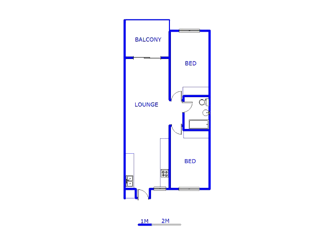 1st Floor - 82m2 of property for sale in Umbogintwini