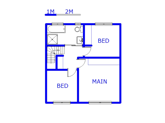 1st Floor - 49m2 of property for sale in Wentworth 