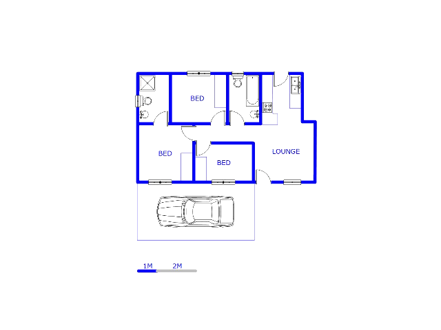 Floor plan of the property in Rosslyn