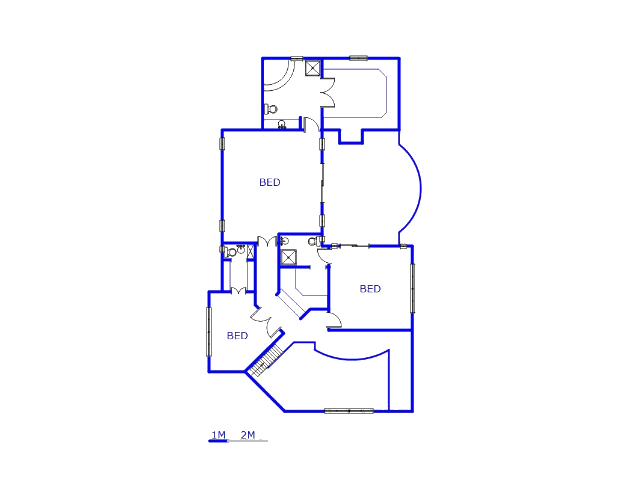 Floor plan of the property in Theresapark