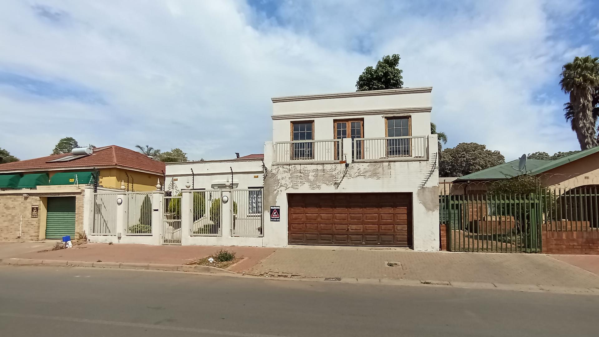 Front View of property in Westdene (JHB)