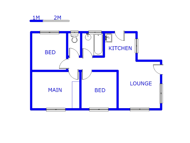 Ground Floor - 64m2 of property for sale in Bram Fischerville