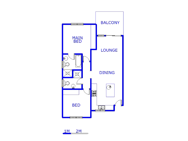 1st Floor - 92m2 of property for sale in North Riding A.H.