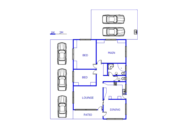 Floor plan of the property in Silverglen