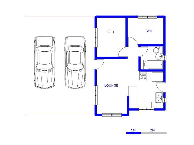 Floor plan of the property in Stretford