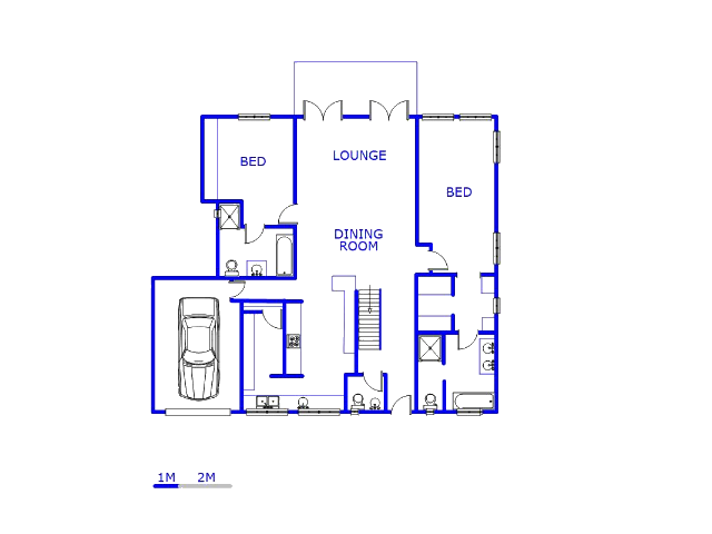 Floor plan of the property in Equestria