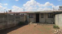 Backyard of property in Lenasia