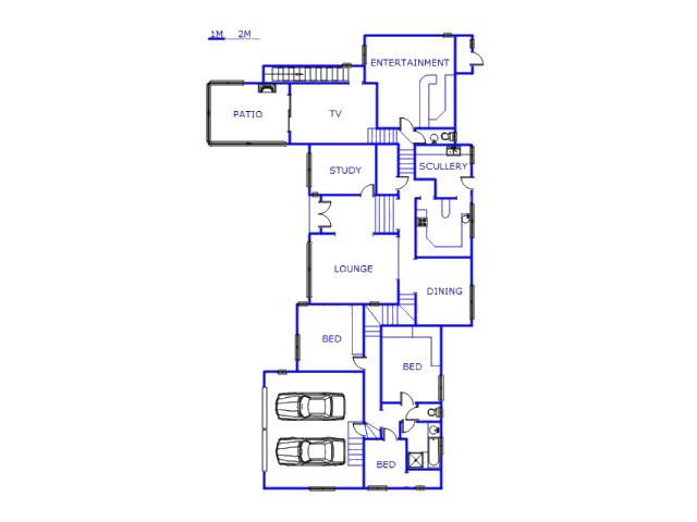 Floor plan of the property in Glenvista