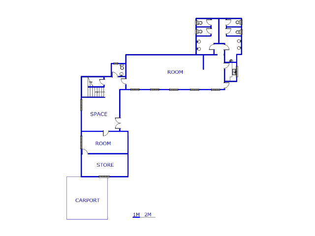 Floor plan of the property in Florida Park