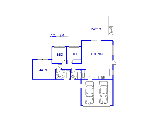 Floor plan of the property in The Reeds