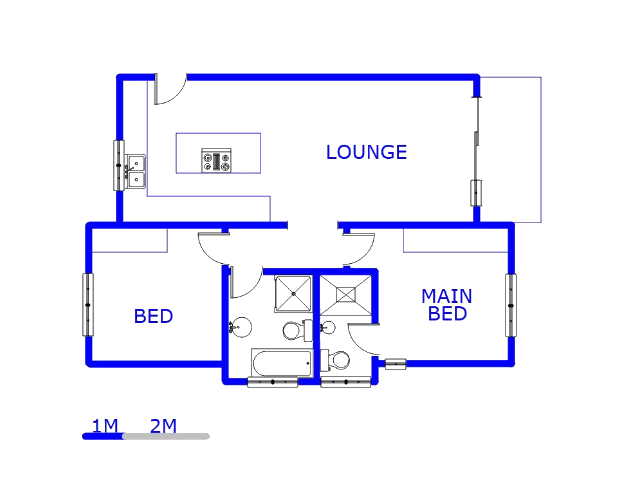 1st Floor - 80m2 of property for sale in Founders Hill