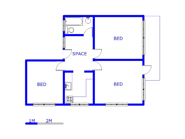 1st Floor - 71m2 of property for sale in Brixton