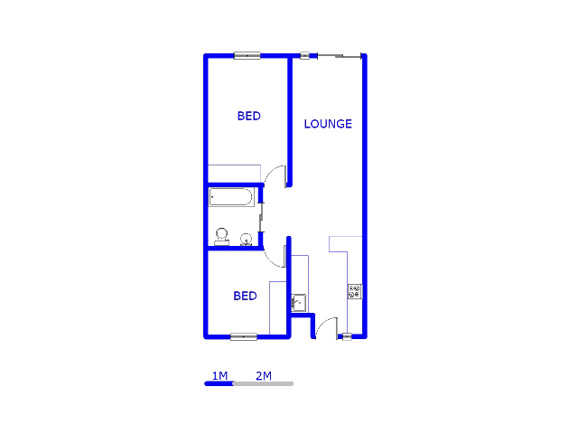 Ground Floor - 61m2 of property for sale in Mountain View