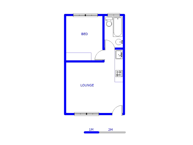 Floor plan of the property in Florida