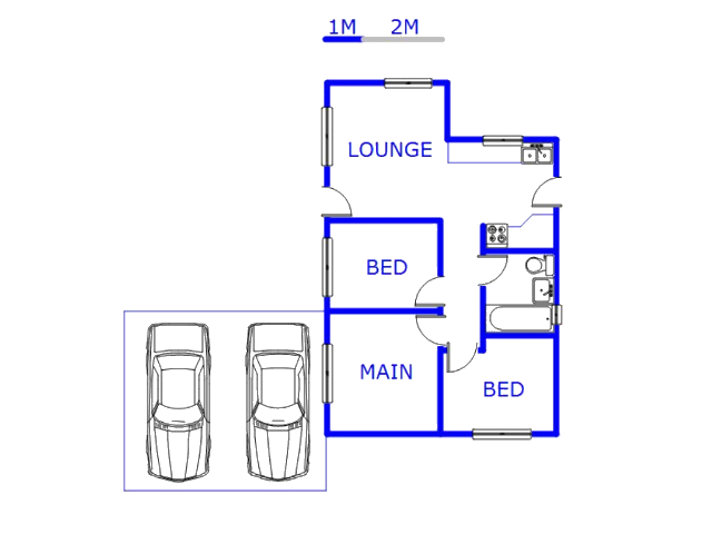 Floor plan of the property in Mapleton