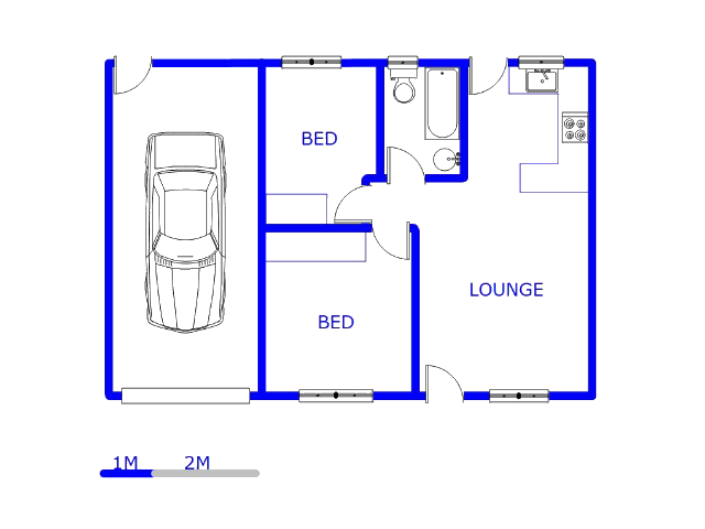 Floor plan of the property in The Orchards