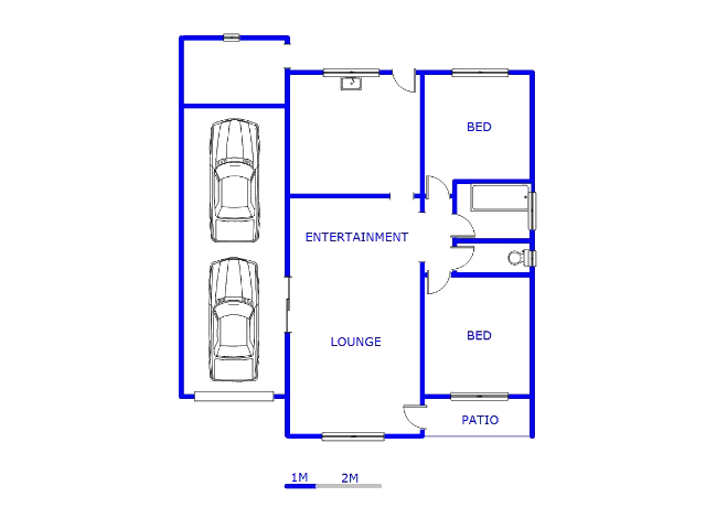 Floor plan of the property in Duduza