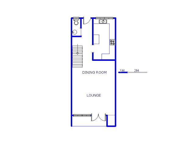 Floor plan of the property in South Crest