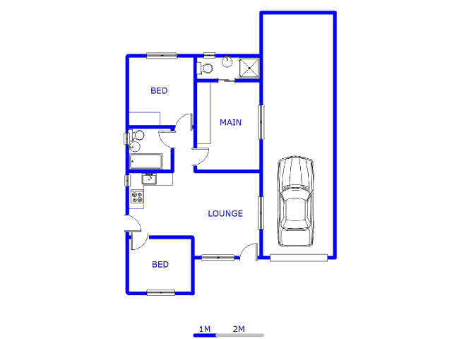 Floor plan of the property in Windmill Park