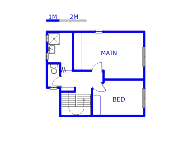 1st Floor - 52m2 of property for sale in Escombe 