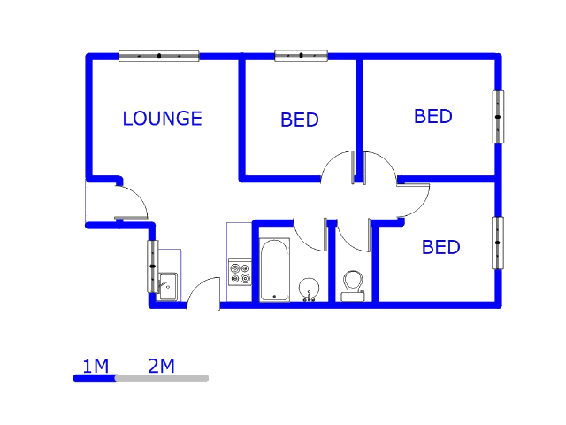 Ground Floor - 59m2 of property for sale in New Modder