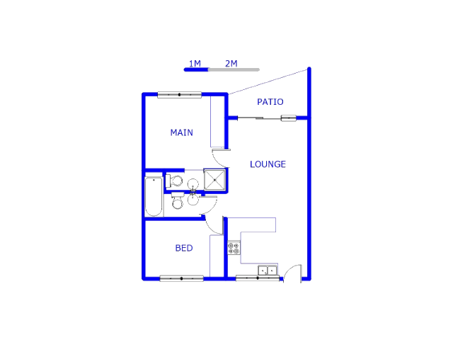 Floor plan of the property in Witfield