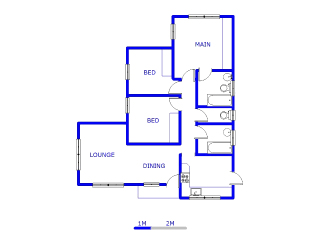 Ground Floor - 76m2 of property for sale in Birchleigh North