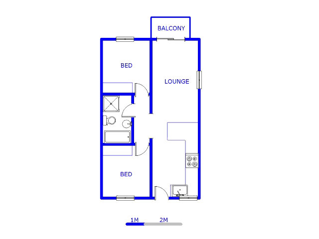 1st Floor - 54m2 of property for sale in Oakdale