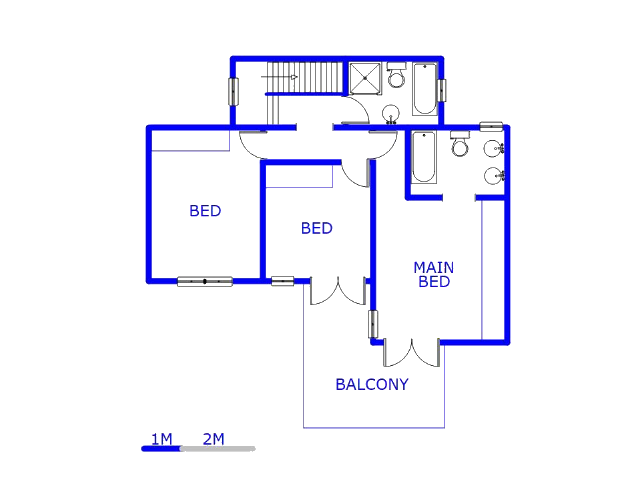 1st Floor - 73m2 of property for sale in Barbeque Downs