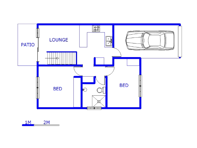 Floor plan of the property in Honey Park