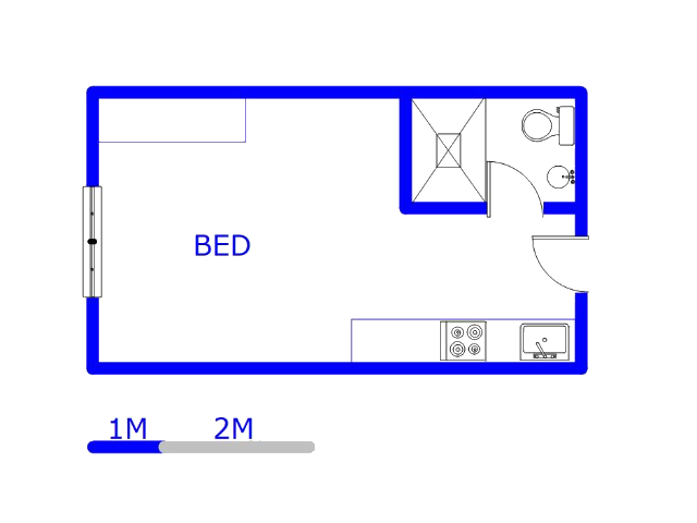 Floor plan of the property in Sandown