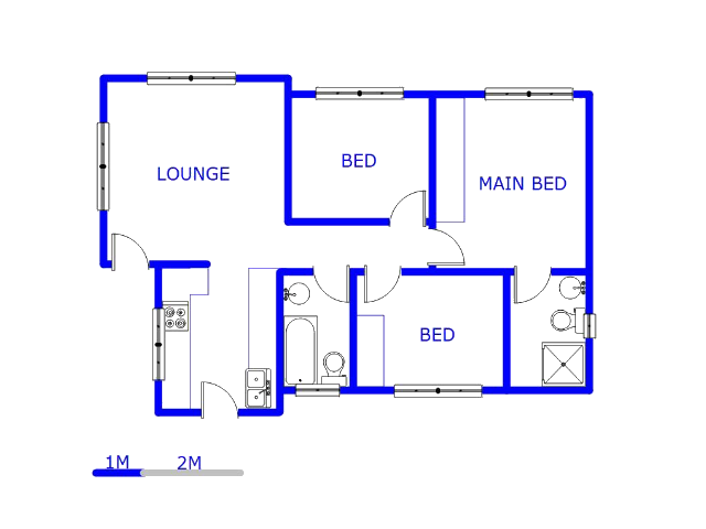 Ground Floor - 70m2 of property for sale in Fleurhof