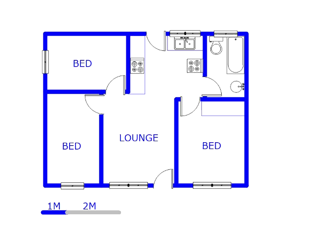 Ground Floor - 52m2 of property for sale in Cosmo City