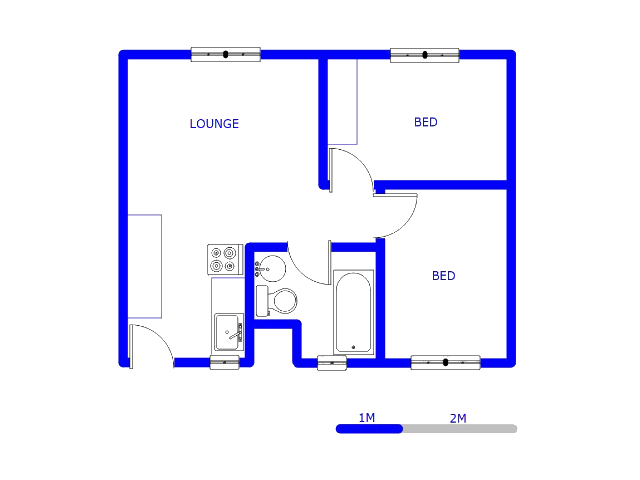 Ground Floor - 35m2 of property for sale in South Hills