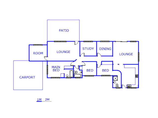 Floor plan of the property in Lindhaven