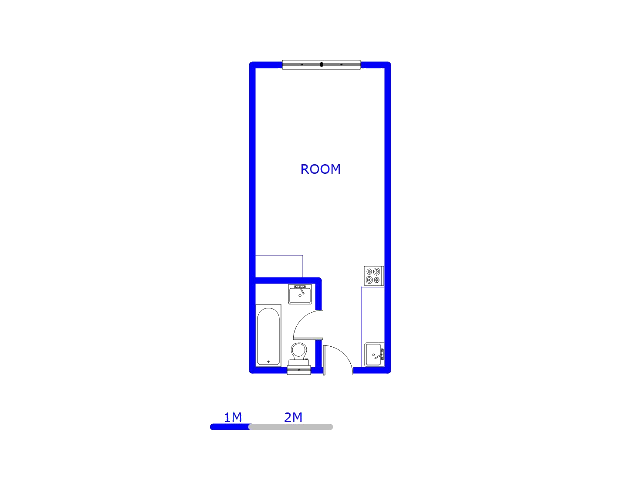 Floor plan of the property in Pretoria North