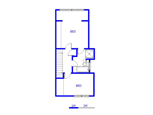 1st Floor - 47m2 of property for sale in Haddon