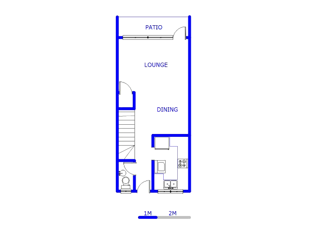 Floor plan of the property in Haddon