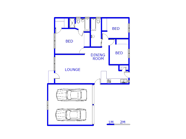 Floor plan of the property in Wierdaglen Estate