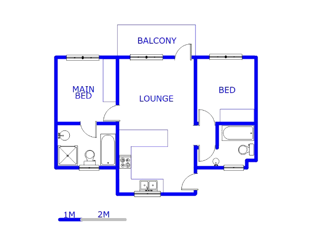 1st Floor - 63m2 of property for sale in Honey Park