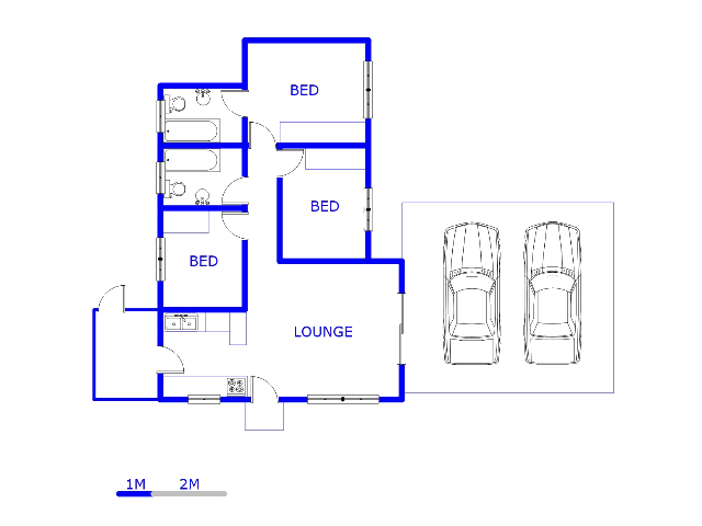 Floor plan of the property in Andeon