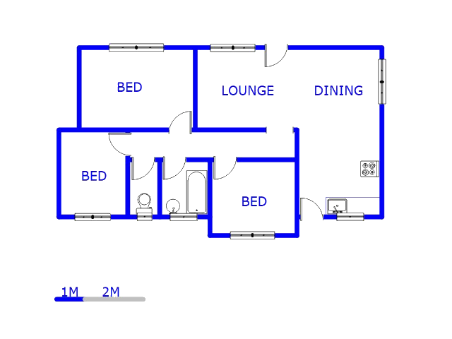 Ground Floor - 73m2 of property for sale in Klippoortje