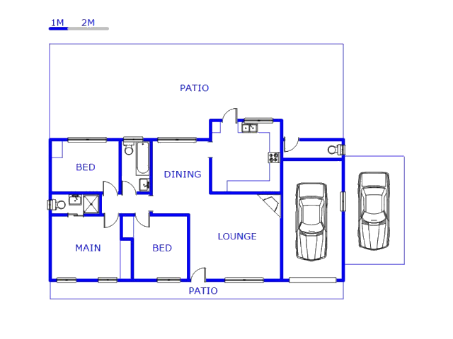 Floor plan of the property in Waterfall