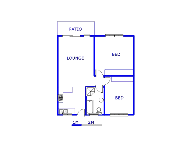 Floor plan of the property in Eveleigh