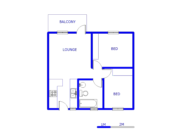 Ground Floor - 51m2 of property for sale in Olifantsvlei 327-Iq