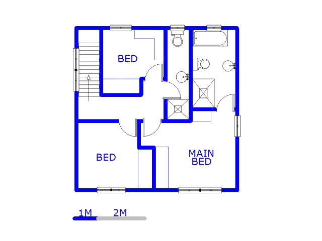 1st Floor - 49m2 of property for sale in Derdepoortpark