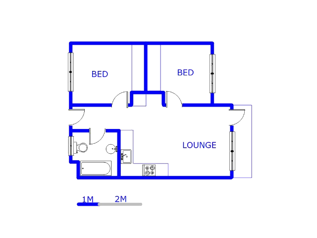 4th Floor - 55m2 of property for sale in Ferndale - JHB